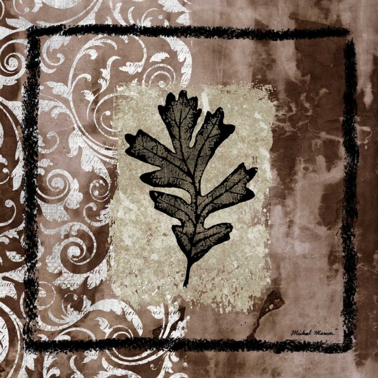 Leaf Imprint I Poster Print by Michael Marcon - Item # VARPDX10485